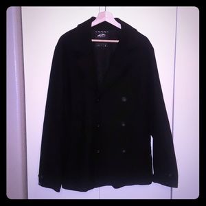 Black Men's Vans Pea Coat
